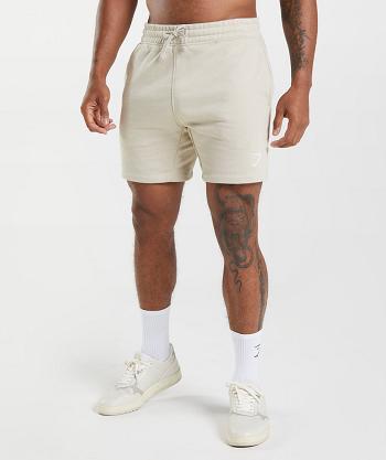 Pánské Šortky Gymshark Crest Šedé | CZ 2910FDN